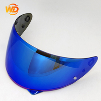 Nouvelle visière PC étanche et anti-rayures pour casque intégral HJ-34P C10 - Remplacement direct pour casque de moto toutes saisons