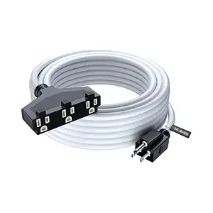 Extension Cord Outdoor Extension Cord with Multiple Outlets 14 Gauge ETL Listed