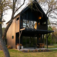 Maisonnette préfabriquée en A-frame, cabane modulaire en panneaux SIP, suite de jardin, bureau de jardin, ADU, maisonnette écoénergétique pour petit espace de vie