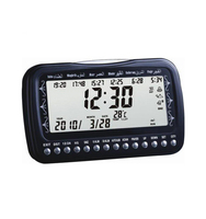 Jam sholat Muslim otomatis, jam Alarm meja Azan Quran Muslim