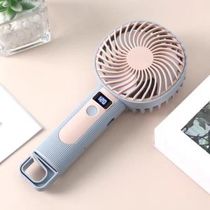 Ventilador Plegable con Compresa de Hielo, Viento Turbo de Alta Velocidad, Mini Enfriador Portátil Recargable por USB para Escritorio y Exteriores - Product Image 5