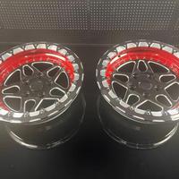 HADISON 15X10 Luxe Concave Profonde 2 Pièces Roues Forgées Beadlock 5x120 5x130 Alliage Forgé Drag Racing Jante De Voiture pour BMW