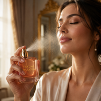 Parfum Oud Ambré Classique avec Logo Personnalisé, Parfum à Marque Privée, Senteur Patchouli, Parfum EDP Longue Durée pour les Événements d'Anniversaire