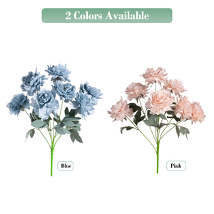 Fleurs artificielles en soie en gros, pivoine à 7 têtes, pour la décoration de table à la maison - Product Image 6