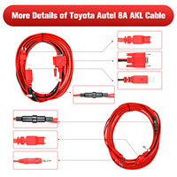 Kit de Llaves Autel 8A Blade AKL para Programación de Llaves Toyota/Lexus/Scion 8A Blade, Compatible con IM608, IM508, APB112 y G-Box2