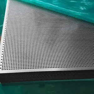 Tôle perforée hexagonale de trou rond d'échantillon gratuit pour la balustrade d'escalier de clôture de façade