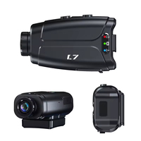 Caméra d'enregistrement vidéo pour moto L7, caméra embarquée 2K, caméra de sport pour la conduite