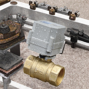 Regulador Proporcional de Latón de 1 Pulgada 4-20mA 0-10V 0-5V DN25 con Válvula de Bola para Infraestructura de Agua OEM ODM Tonhe - Product Image 3