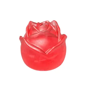 1 4 6 Holes Food Grade Whisky 3D Rose Flower Shape Ice Cube Mold Ice Rose Maker Mould Silicone Rose Ice Cube Tray