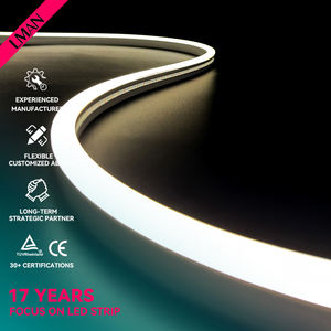 Striscia LED Flessibile in Silicone, Impermeabile IP65, Anti-UV, CRI>83, Alta Luminosità, DC24V, Bassa Tensione, per Pubblicità e Decorazione Negozi - Product Image 1