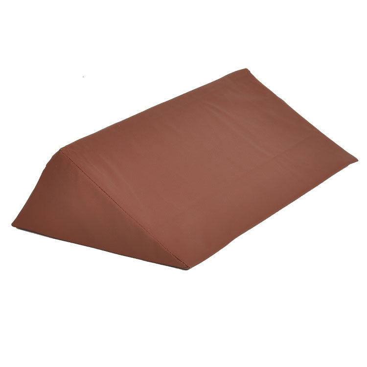 Coussin triangulaire en cuir 50*25*15