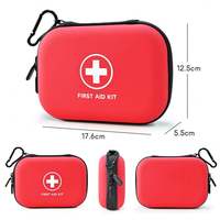 Mini trousse de premiers secours en EVA, légère, résistante à la poussière et à l'eau, sac d'outils de survie portable pour les situations d'urgence en plein air