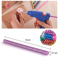 Bâton de colle thermofusible à bas prix, en EVA et silicone, transparent et propre, vente directe d'usine, bâton de colle à paillettes