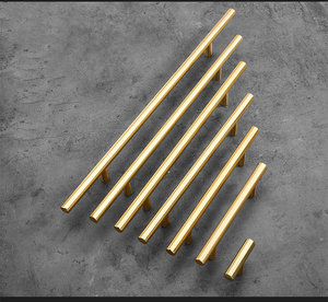 Wholesale Bathroom Hotel Living Room Gold Silver Stainless Steel Furniture Pulls Kitchen Cabinet <strong>Handles</strong> - Product Image 6