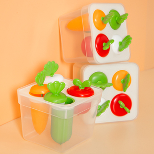 <span class=keywords><strong>Mini</strong></span> fabricante de paletas de helado de verano ecológico de alta calidad, molde de madera reutilizable de fácil liberación, plástico con forma de cubo de Gel de sílice PP - Product Image 3