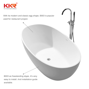 Superficie sólida de acrílico <span class=keywords><strong>bañeras</strong></span> <span class=keywords><strong>exentas</strong></span>, piedra resina Baño - Product Image 4