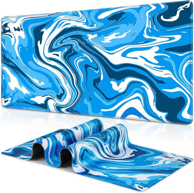 Factory Customised Large Size Waterproof Non-Slip Rubber Gaming Mouse Pad Foldable Cloth Stylish Cartoon Design Home Gamer Stock