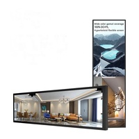42 дюймовый ультра тонкий ЖК-дисплей 4k растягивается бар дисплей digital signage для растягивается Бар ЖК-экран