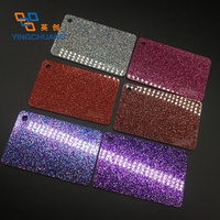 Plaque acrylique scintillante YINGCHUANG 1220X2440MM pour décorations, services de gravure et de découpe, épaisseur 2-30mm