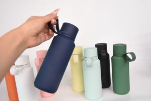 High Quality 12oz/20oz Rubber Paint <b>Double</b> <b>Wall</b> Stainless Steel Vacuum Flask Insulated Small Mouth Sport Water Bottle - Product Image 5