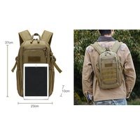 Logo personnalisé OEM Sac à dos tactique imperméable et durable avec doublure en polyester Sac à dos d'extérieur avec fermeture à glissière