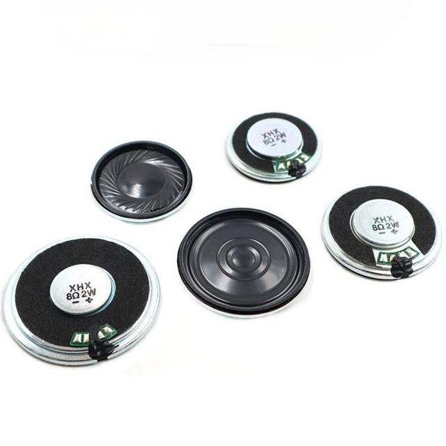 Round 28/30/32/36/40MM New Original Loudspeaker 8 R 2W Iron Shell Ultra-thin Myra Eco-friendly