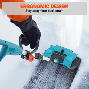 เครื่องกวาดหิมะไร้<span class=keywords><strong>ส</strong></span>ายแบบ DIY ขนาด 10-12 นิ้ว พร้อมแบตเตอรี่ 3.0Ah และระยะการขว้าง 14 ฟุต - Product Image 5