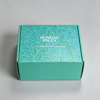 Boîtes d'expédition personnalisées de luxe imprimées avec impression intérieure complète pour parfums, soins de la peau, maquillage, cadeaux, emballage pour e-commerce et membres