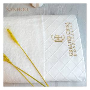 SANHOO Vente Chaude Antibactérien Sécurité Écologique Serviette De Visage Désinfectée Respectueux De L'environnement Hôtel Étage Serviette De Bain - Product Image 1