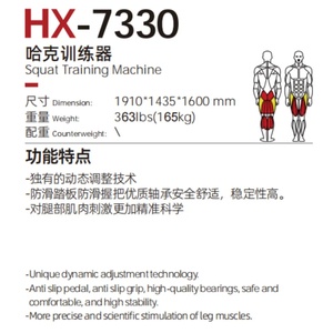 Machine Hack Squat pour la musculation des jambes, des fessiers et des épaules, équipement de fitness directement de l'usine Ningjin pour la salle de sport - Product Image 6