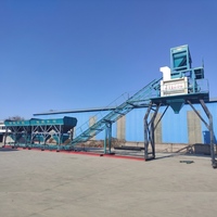 Impianto di Betonaggio HZS150 a Due Silos Senza Fondamenta con Silo per Cemento e Attrezzatura di Miscelazione