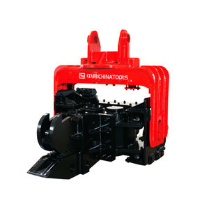 지상 스크류 머신 파일 드라이버 굴삭기 태양 광 파일 드라이버 - Product Image 1