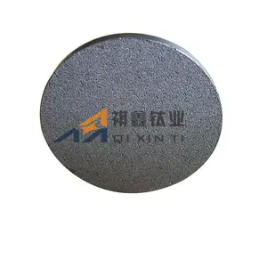 Fabricant de plaques filtrantes en métal spécialisé dans la filtration d'eau contaminée en titane poreux fritté