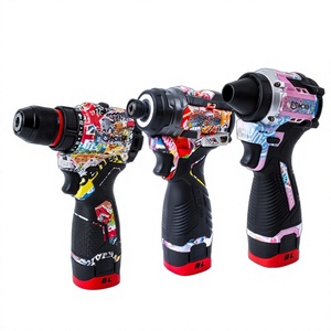 Cordless Drill Set 1/4 In Lithium Battery Rechargeable DIY <b>Crafts</b> <b>Tool</b> Kit - Product Image 2