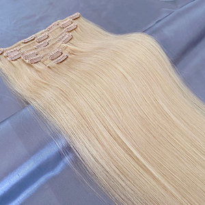 รุ่ยคัง ผมต่อแบบคลิปหนีบ 100% ผมแท้บราซิล เรมี่ ขายส่ง ผมต่อแบบคลิปหนีบอินเดียธรรมชาติไร้รอยต่อ คุณภาพดีที่สุด - Product Image 6