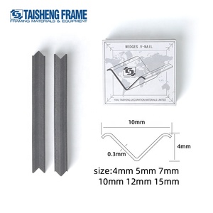 TS-D46 Cornice per Foto UNI Chiodi a V 7mm Chiodi a V in Legno Duro Cunei a Forma di V - Product Image 2
