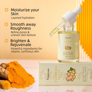 Huile Visage au Curcuma Marque Blanche, au Gingembre, Naturelle, Hydratante, Éclaircissante, <span class=keywords><strong>Anti</strong></span>-Âge, Soin Unifiant le Teint pour Femmes <span class=keywords><strong>Noires</strong></span>, Sérum Huileux pour Soins de la Peau - Product Image 2