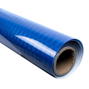 Film réfléchissant micro-prismatique jaune vert lime fluorescent auto-adhésif, matériau de signalisation routière à haute visibilité - Product Image 5