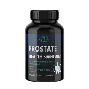 Compléments de santé prostatique pour hommes sous marque privée OEM : Soutien à la santé urinaire avec Palmier nain, Racine d'ortie et Graines de citrouille - Product Image 1