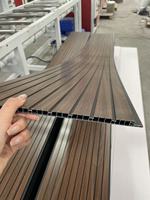 Panneaux de plafond carrés modernes en PVC Fulin, plafonds artistiques pour la maison et le bureau, 2 rainures, imperméables, insonorisés, anti-moisissures, ignifuges