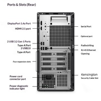 Pour ordinateur de bureau Pro Tower QCT1250, tout neuf, PC professionnel haute performance, Core I7-14700, SSD+HDD, carte graphique dédiée pour