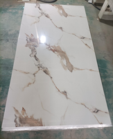 Panneau mural SPC à prix d'usine en gros, plaque de marbre PVC 3mm, fabricant de panneaux UV pour achat en gros
