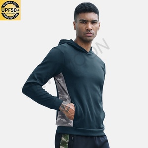 Customized Sports Camouflage Top Hoodie Quick-drying <b>Sunscreen</b> Running Fitness Men's Sports Jacket - Product Image 3