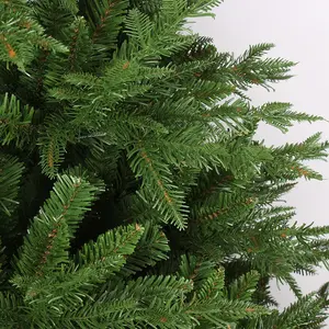 Luxe Pe Pvc Gemengde Kerstboom Kunstmatige Groene Opgehangen Boom Metalen Stand Arvores De Natal