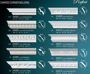 Nội Thất Bằng XỐP <span class=keywords><strong>PU</strong></span> Khuôn Chống Cháy Với Thiết Kế Pop Đồ Trang Trí Khuôn Vương Miện <span class=keywords><strong>PU</strong></span> Nhân Tạo Cho Khung Ảnh Cửa Nội Thất - Product Image 4
