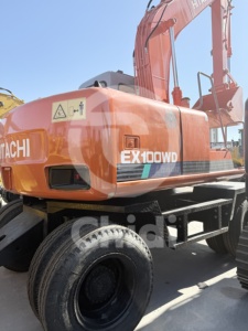 รถขุดล้อยางฮิตาชิ EX100WD มือสอง น้ำหนัก 11 ตัน มีจำหน่ายในสต็อกที่ลานเซี่ยงไฮ้ - Product Image 5