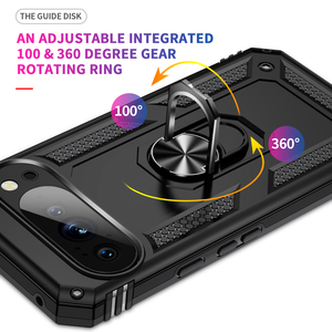 Custodia Protettiva Antiurto per Google Pixel 10pro XL con Supporto ad Anello e Cavalletto - Product Image 5