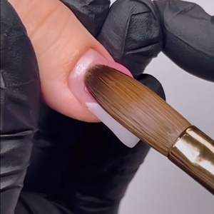 100% Kolinsky Nail <b>Brush</b> International Standard Large High Quality Nail <b>Brush</b> Suitable for European and American Manicurists - Product Image 6