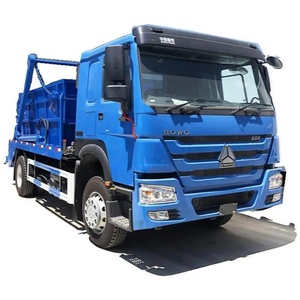Camion compacteur de déchets HOWO 4X2 avec moteur diesel et boîte de vitesses, bras oscillant, benne basculante - Product Image 4
