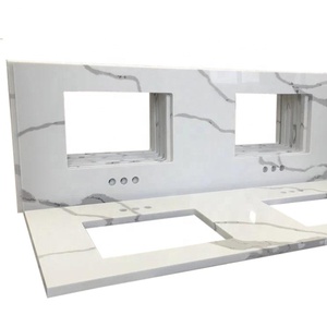 Solid Surface Countertops Granite Quartz <strong>Kitchen</strong> Countertop Stone <strong>Island</strong> Custom Cut Vanity Marble <strong>Table</strong> Top - Product Image 4